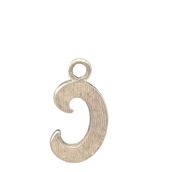 Chic Letter Silver Plated C Design Encrusted With Rhinestones Retro Pendant - Picture 4 of 5